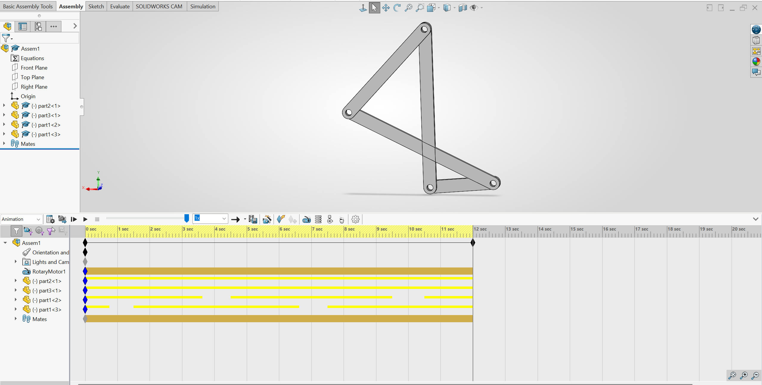 Day 3 — 4-bar linkage